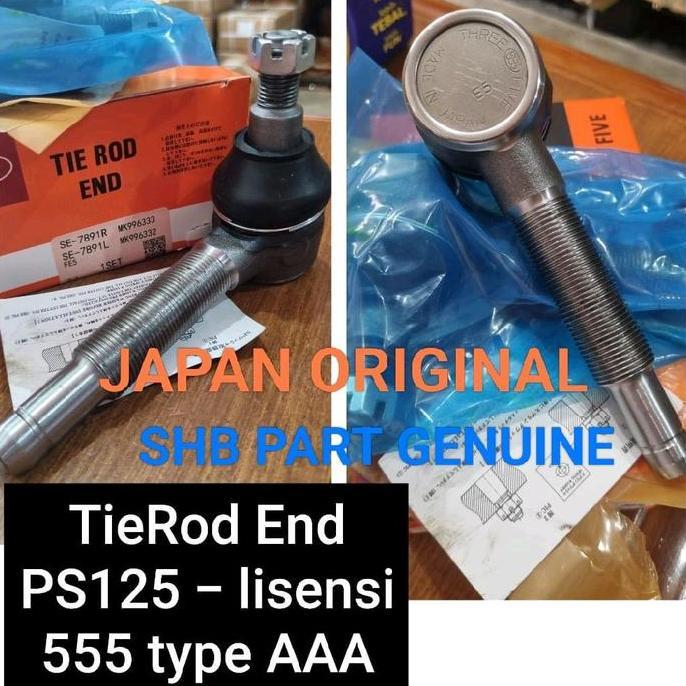 EXSAMOO 555 JAPAN TIE ROD END MITSUBISHI PS125 CANTER TURBO 1SET 555 KAPAN ASLI