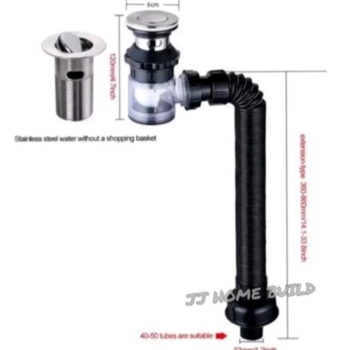 Sifon Wastafel/Saringan Pembuangan Air/Selang Pembuangan Wastafel Co