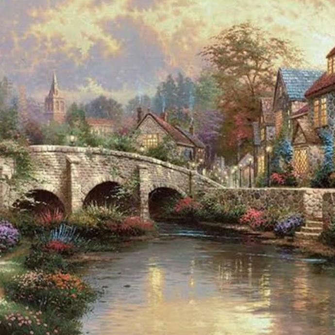 Terlaris Lukisan Pemandangan Desa Terlaris