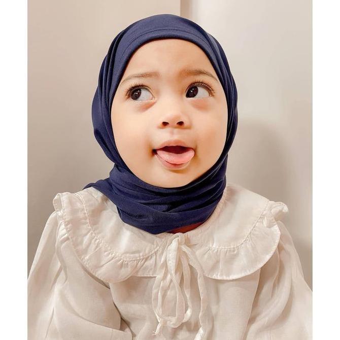 HIJAB ANAK Instan Segitiga 1-12 Tahun Spandex Jersey Premium Pashmina Kerudung Jilbab Pashtan Pastan