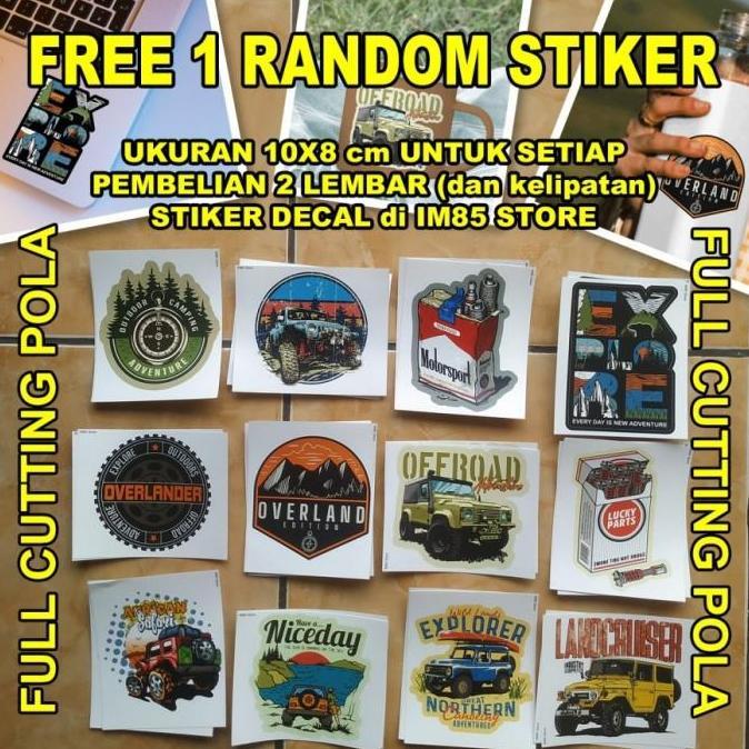 Allthebest- Stiker Decal RC Offroad 1/12 dan 1/16 Dakar21