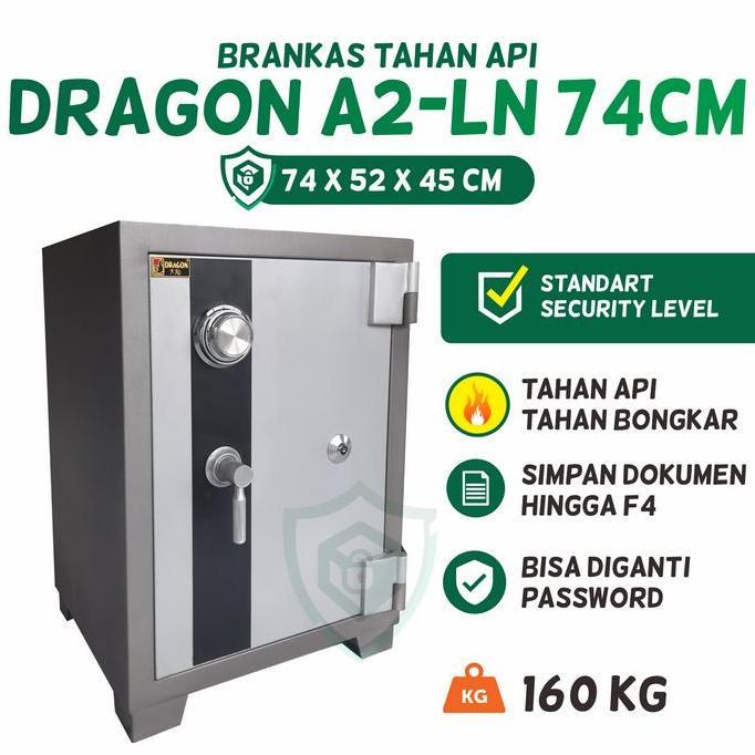 Terlaris Brankas Tahan Api Dragon A2-Ln (Bisa Diganti Nomor)