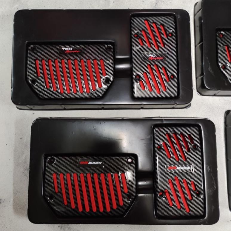 Pedal Gas Mobil Matic Universal Warna Carbon Sparco Mugen TRD MoMo