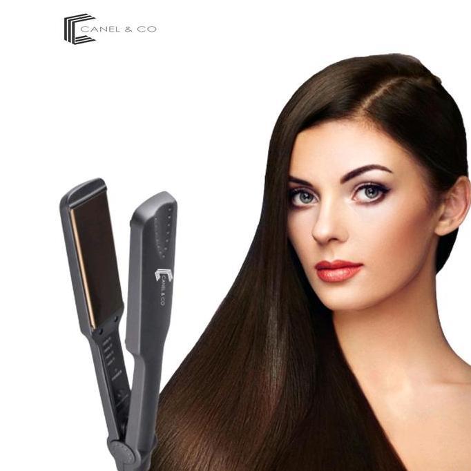 Canel & Co Catokan Pelurus Rambut Catokan Curly Hair Styler Black Sisir Straightener