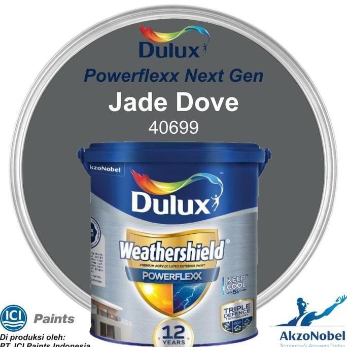 DULUX WEATHERSHIELD POWERFLEXX 2.5 LT - JADE DOVE 40699