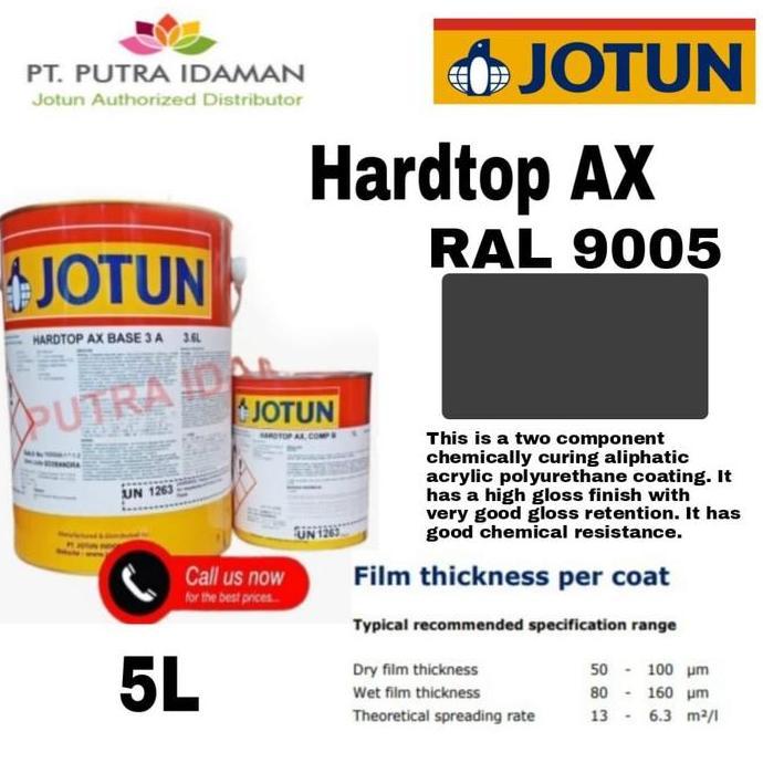 JOTUN CAT KAPAL / HARDTOP AX 5 LITER / RAL 9005 / CAT JOTUN MARINE