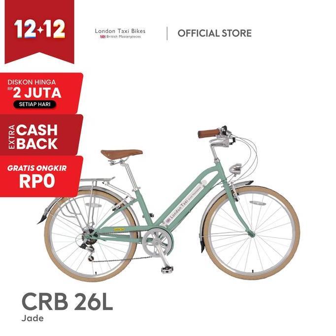 Terlaris Sepeda Ontel London Taxi Crb 26L - Jade