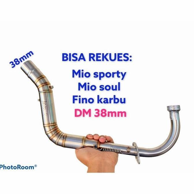 Leher knalpot inlet 38mm mio sporty mio soul mio fino