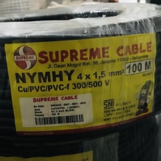 Promo Kabel Serabut NYYHY / NYMHY 4x1,5 4x1.5 Supreme NYYHY / NYMHY 4x1,5mm 4x1.5mm 100meter Diskon