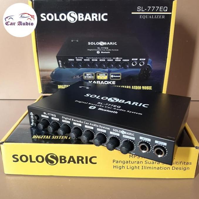 Parametrik Equalizer Bluetooth SOLOBARIC Pre Amp Karoke Bluetooth