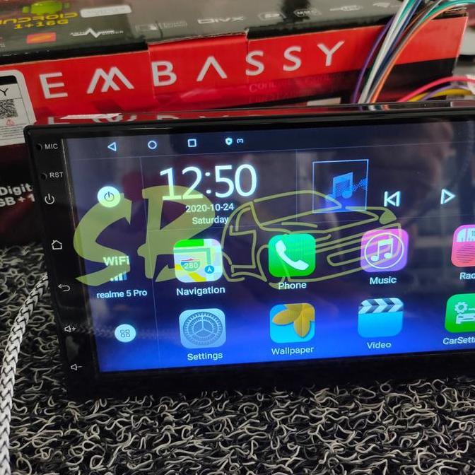 Headunit Android 7 inch RAM 1 16 Gb universal double din tape mobil