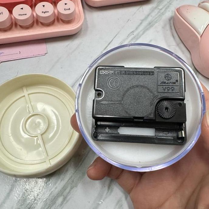 Jam Dinding Kamar Mandi Jam Tempel Waterproof Suction Cup