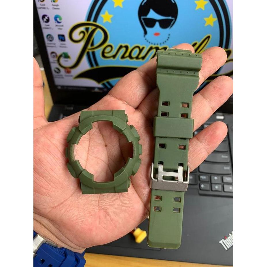 Hijau bazel jam Bezel jam tangan set g shock GA100 GA-110 murah