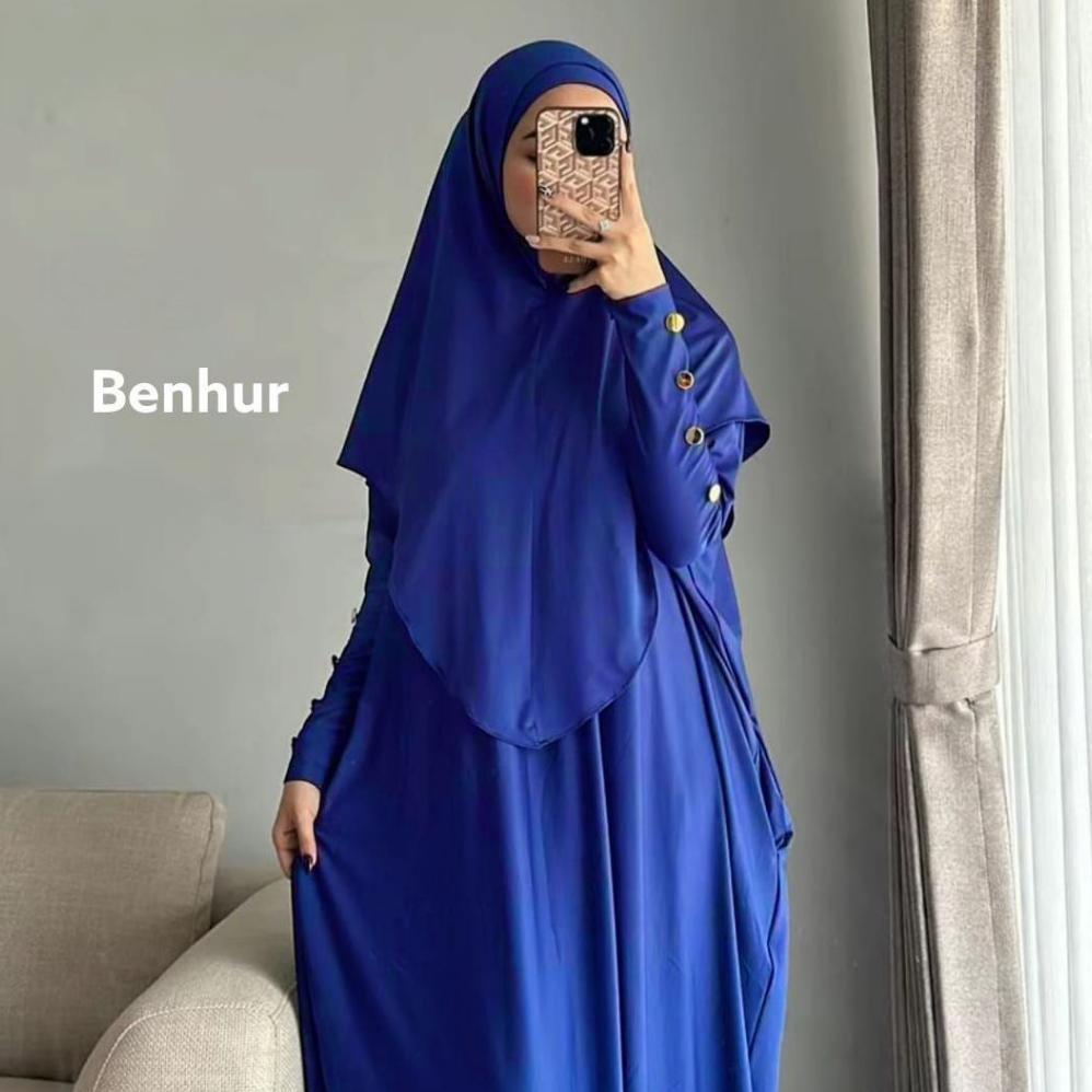 EXCLUSIVE Gamis Polos Abaya Inara Set Gamis Polos Free Hijab Bahan Jersey Premium Gamis Tebal Jumbo