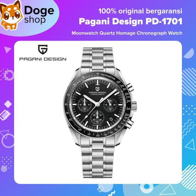 Pagani Design Pd-1701 Chronograph Vk63 Japan Movement Moonwatch Homage Pd1701 Jam Tangan