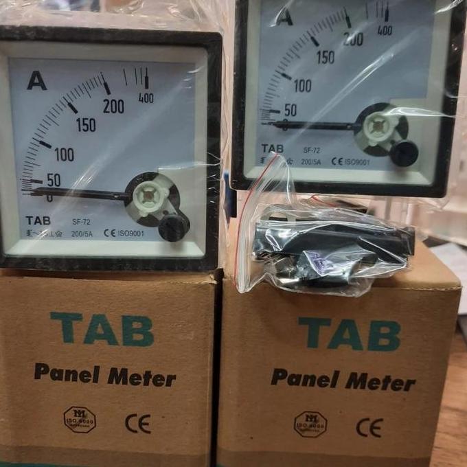 Amperemeter Analog 72x72 / Ampere Meter Analog / Amperemeter Panel