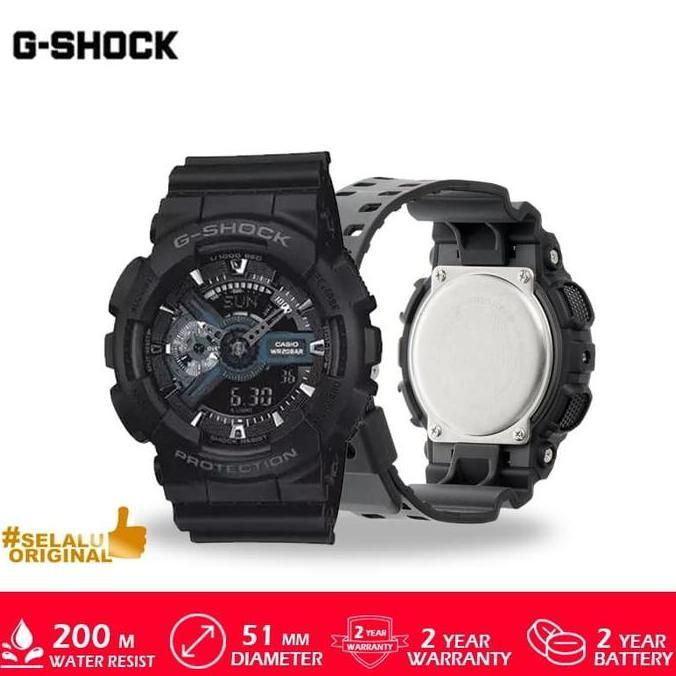 Casio G-Shock Ga-110-1Bdr / Ga 110 1Bdr / Ga110 Original