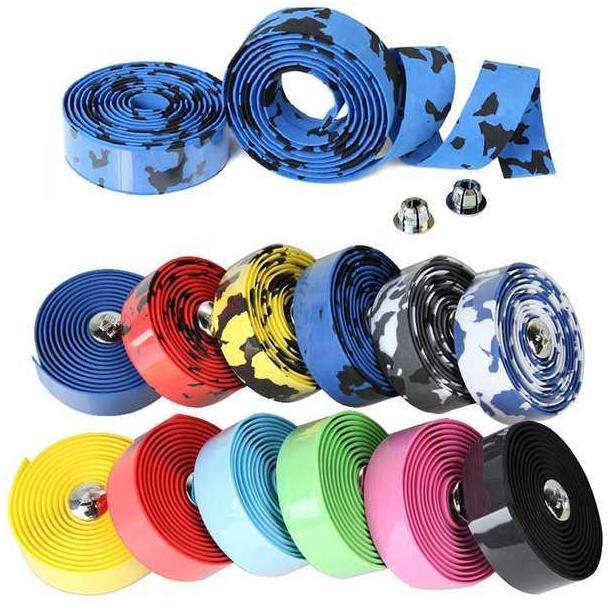 Bar Tape Sepeda Balap karet atau Pita Pembungkus Stang/ Handlebar 2pcs