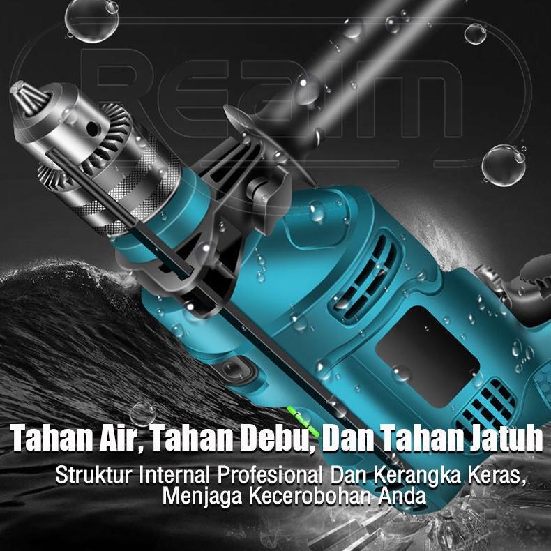 DISKON REAIM BOR DAN GERINDA DAN JIGSAW 3 IN 1  MESIN BOR LISTRIK BOR GERINDA PAKET BOR DAN GERINDA 