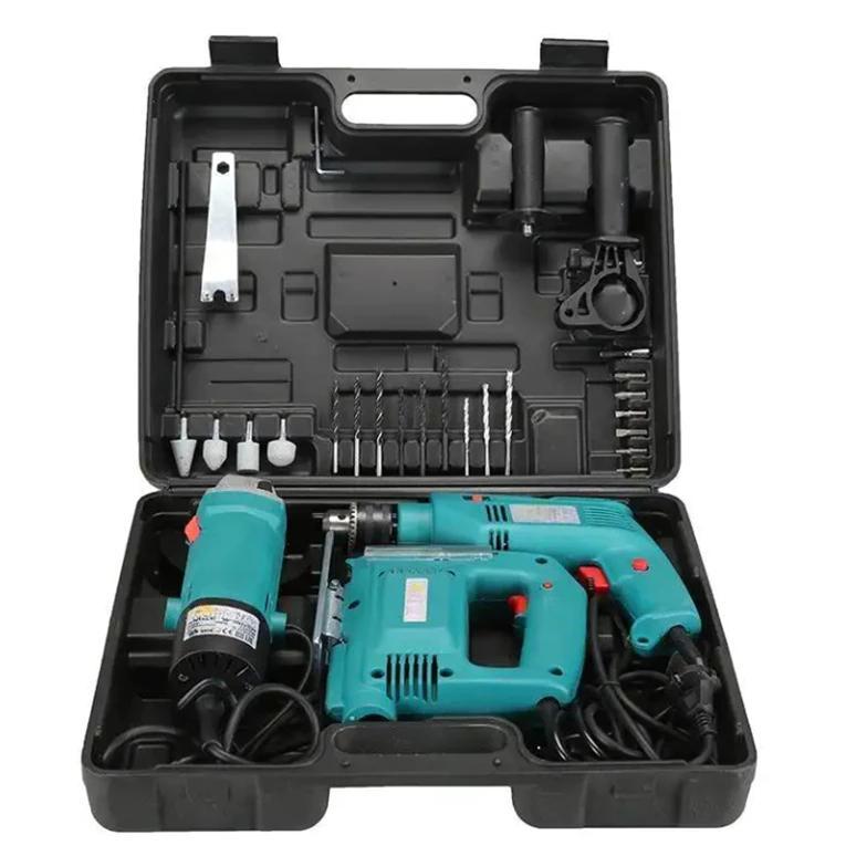 BEST SELLER REAIM BOR DAN GERINDA DAN JIGSAW 3 IN 1  MESIN BOR LISTRIK BOR GERINDA PAKET BOR DAN GER