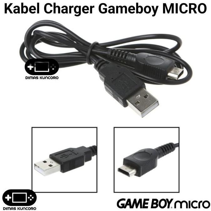 Kabel Charger Gameboy MICRO charging cable usb nintendo gameboy game boy micro gbm