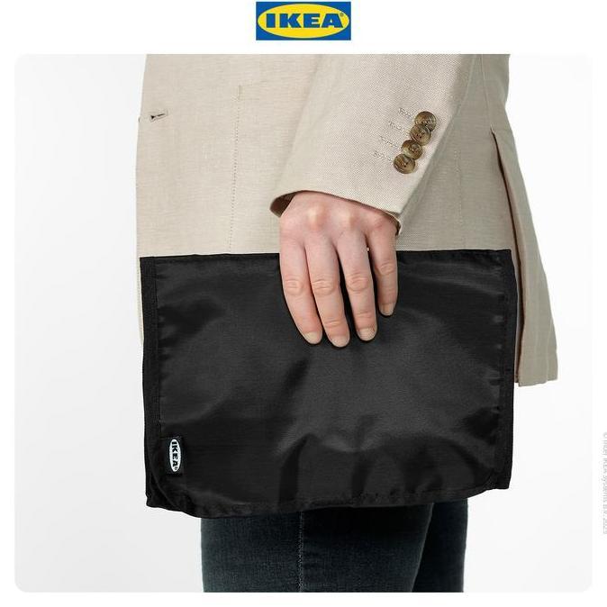 IKEA FODERSKOPA Tas Pengatur Kabel Serbaguna Hitam Kain Ready