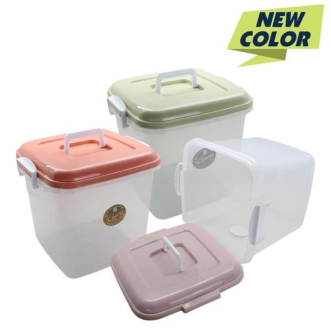 // CLARIS CONTAINER BOX Q-BIC/KOTAK PENYIMANAN + HANDLE 43 LT 1058 *