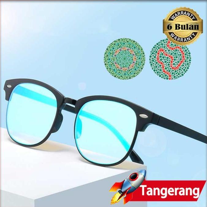 TOKOKUSHOP Kacamata Buta Warna Merah Hijau Enchroma Pria Dan Wanita