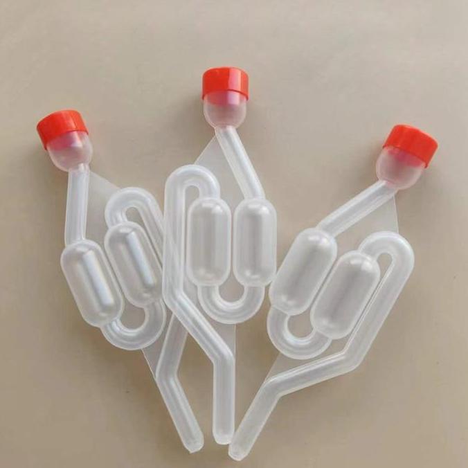 BOWATA Airlock Fermentasi Galon Plastik Katup Segel Fermentasi Wine Alat Fermentasi Wine