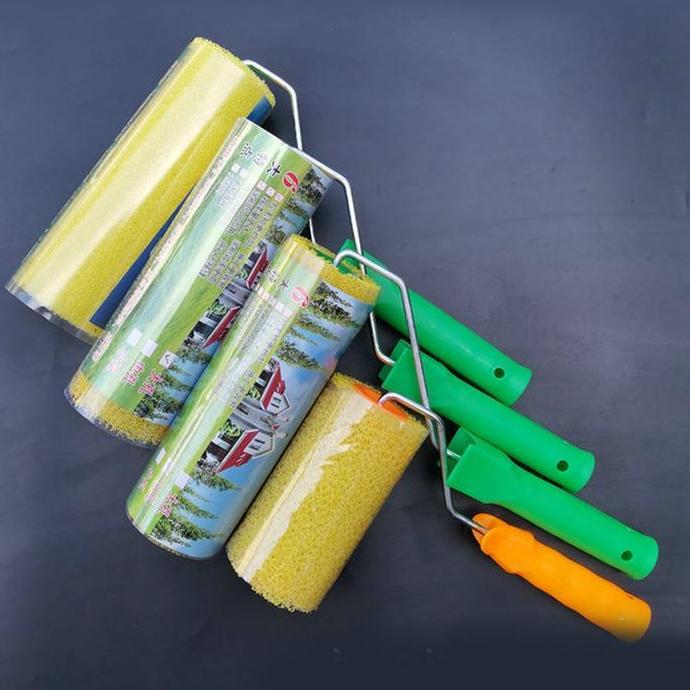 GEGEZY 8 Inch Roll Cat Tekstur Motif Texture Decorative Roller Texture Roller Paint