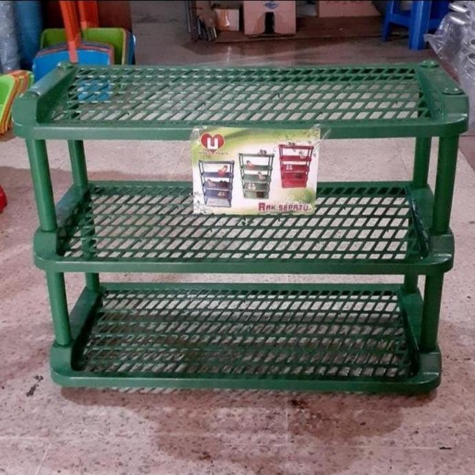 * RAK SEPATU PLASTIK SUSUN 3 UNITY/RAK SEPATU BESAR UNITY SUSUN 3 *