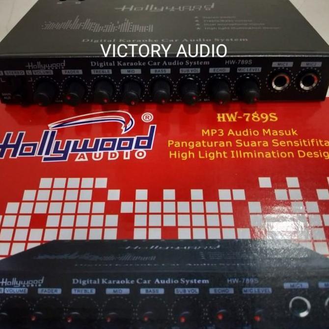 Pre Amp Parametric Hollywood Audio HW-789S PreAmp Parametrik Karaoke
