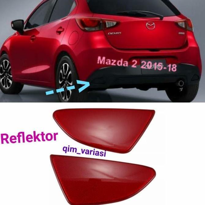 Reflektor Reflector Mata Kucing Bumper Mazda 2 Mazda2 Demio SKYACTIVE