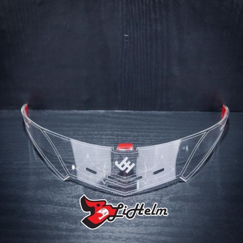 BIG PROMO SPOILER RSV FF500 / RSV 300 / SPOILER HELM RSV FF500/RSV300 HITAM BENING MURAH KUALITAS ME