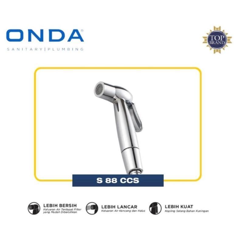 Jet Shower S 88 CCS Merk ONDA /Shower WC/Shower Closet/Shower Cebok