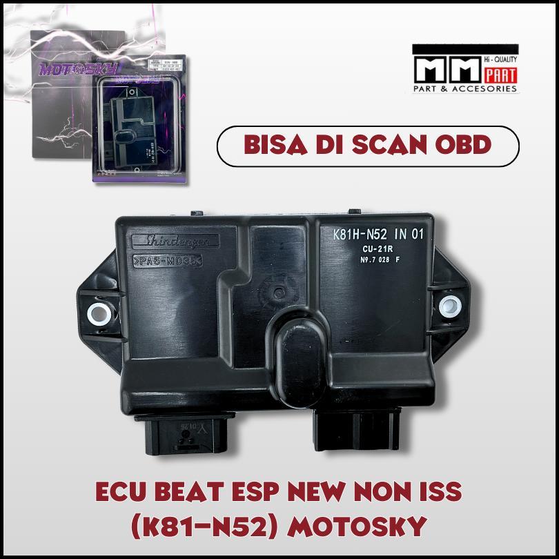 Ecu Beat Esp New Non Iss K81-N52 Motosky - Ecu Beat Pop / Beat Esp Non Iss K81H-N52 In 01