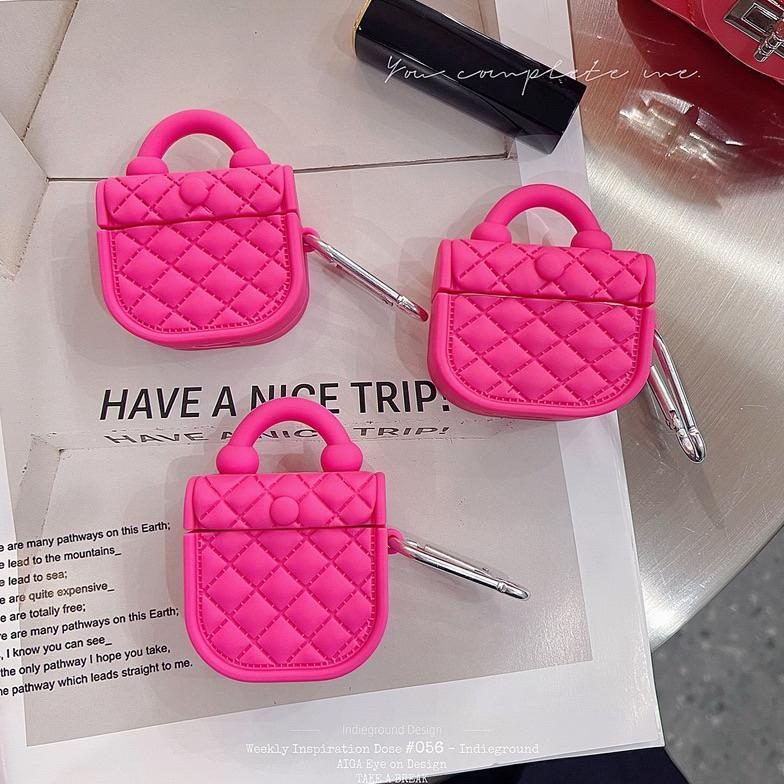 All Fuschia Softcase for Airpods 1 2 Pro 3 Case Airpods Inpods TWS Diskon