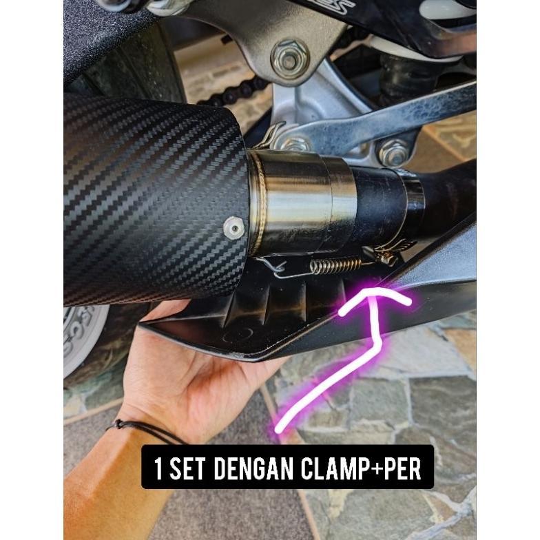 BIG PROMO SLIP ON UNDERBELLY CBR250RR DENGAN HEADER ORI