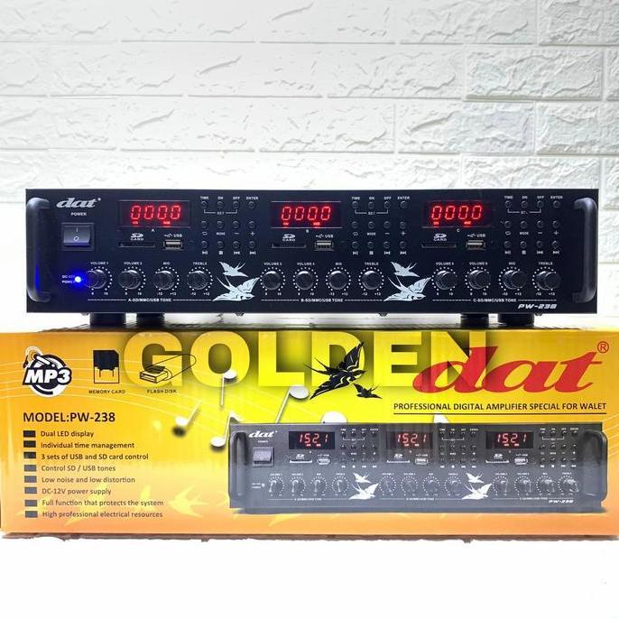Ampli Walet Dat Pw 238 Original Time Digital Charger Aki - Mesin Harga Khusus