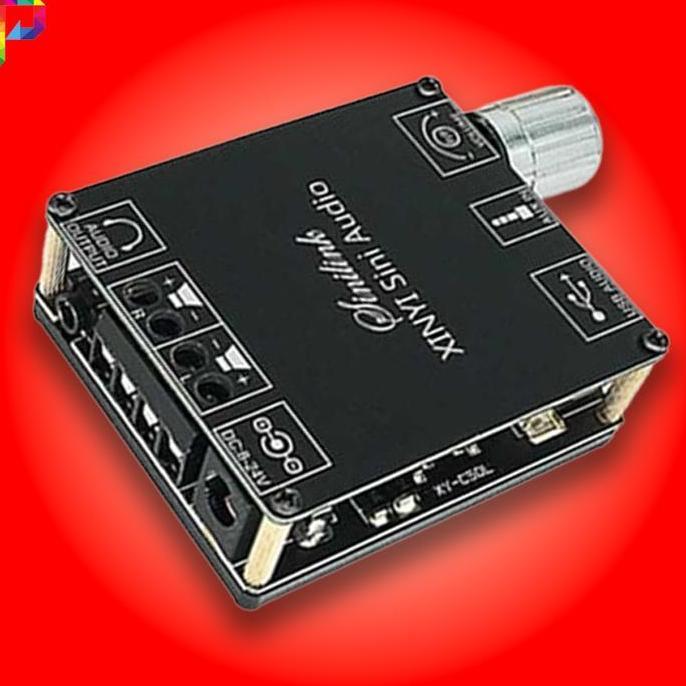 Penguat Audio Blutut Bluetooth 5.0 Audio Mini Amplifier Ampli Board Classd 2X 50W Asli