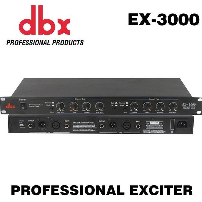 Dbx Ex3000 Bass Booster Maximizer Amplifier Audio Digital Audio Sound Driver Speaker Manajemen Prose