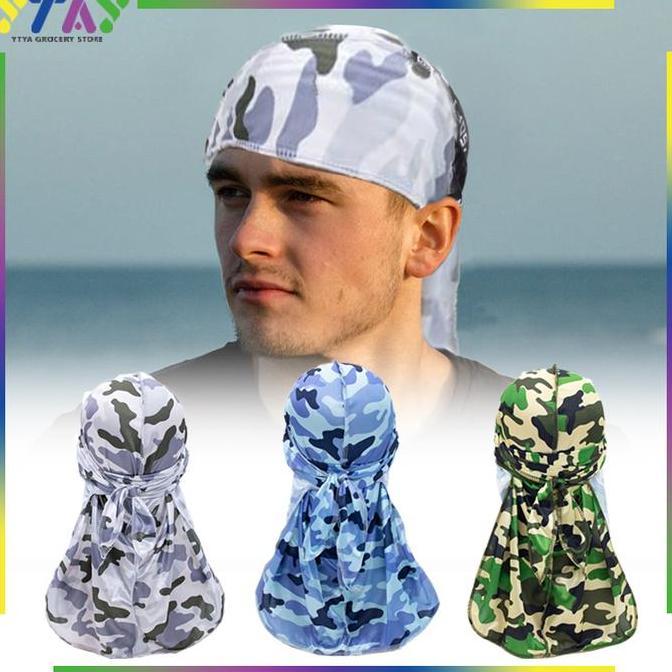 habeplaski89 - durag bandana durag ikat kepala hip hop bandana ekor panjang