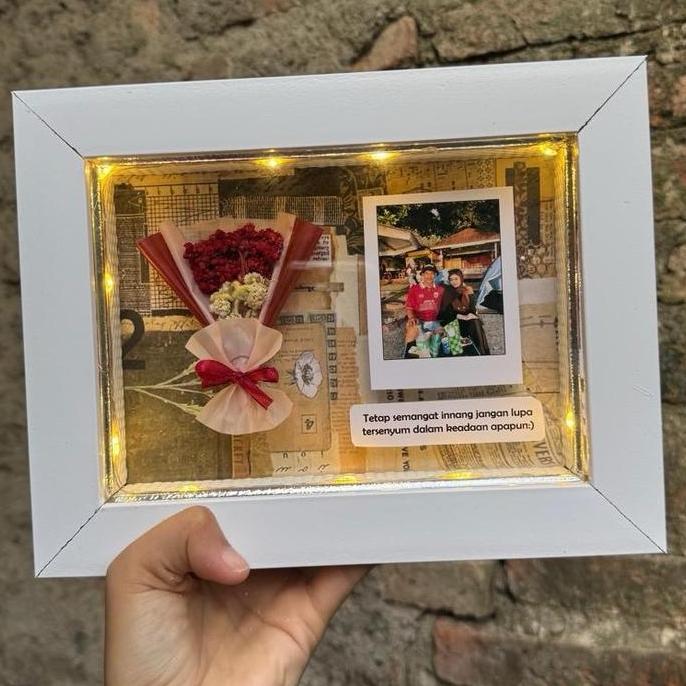 Dried flower 13x18cm  kado ultah cewe kado wisuda pacar hadiah valentine kado valentine kado pernika