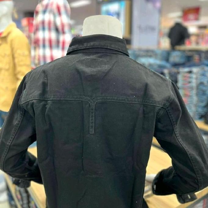 JAKET DENIM MERK LOIS ORIGINAL REGULER TERBARU HITAM