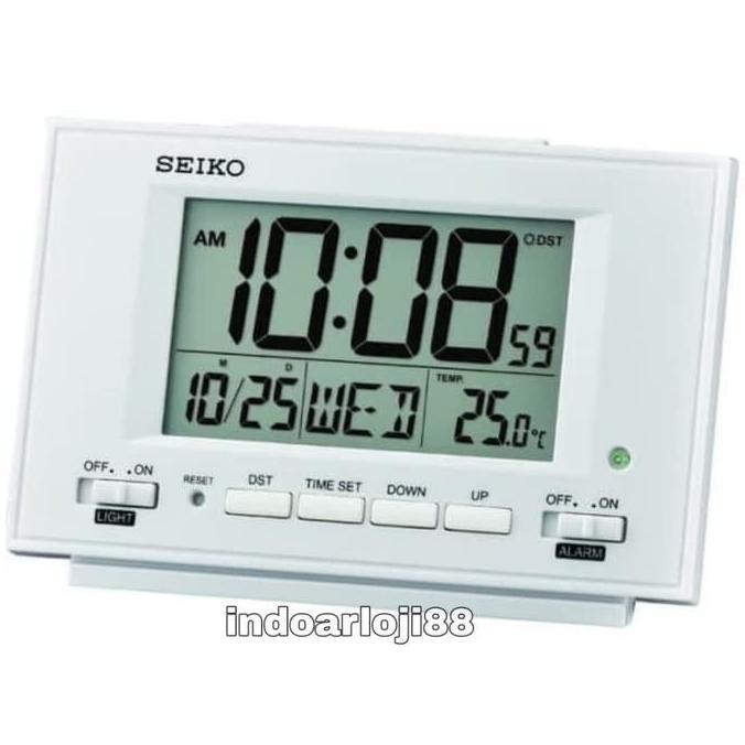 JAM BEKER DIGITAL QHL075W SEIKO ALARM CLOCKS ORIGINAL