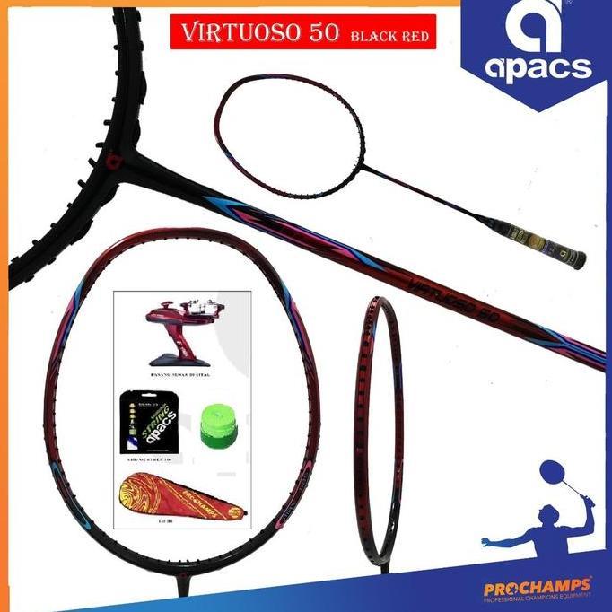 Paket Apacs Virtuoso 50 Raket Badminton