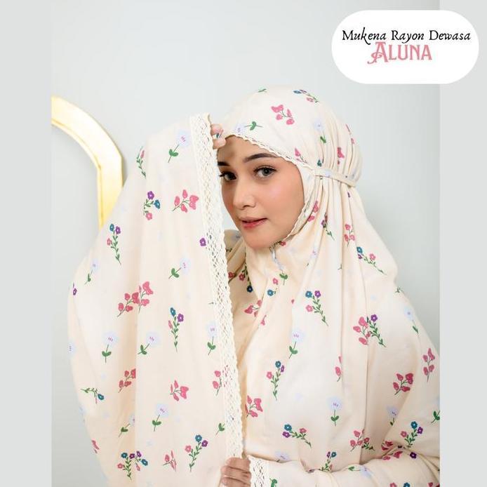 Mukena Couple Rayon Premium 2in1 Aluna | Harga per Satuan