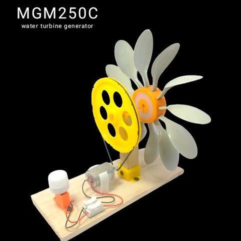 Ready Kincir Mini Untuk Pembangkit listrik Tenaga air sederhana Lampu Led Motor Toys murah