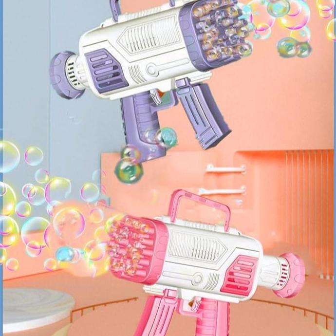 Promo [Im]28 Lubang / Mainan Bubble Gun Besar Jumbo /  Mainan Tembak Gelembung Jumbo / Mainan Anak T