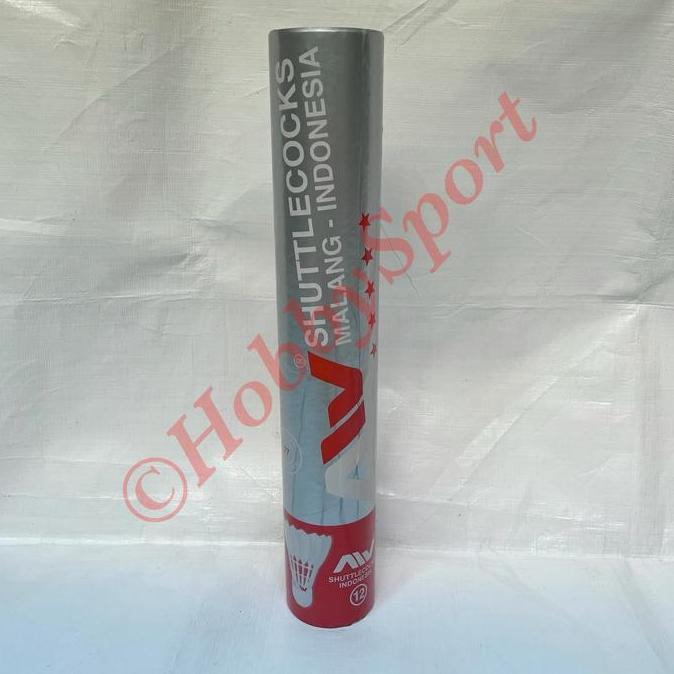 Shuttlecock AW WA Silver Badminton Shuttle Cock Kok Bulu Tangkis Ori